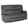 Parker Living Chapman Transitional Polyester Manual Loveseat in Polo Gray