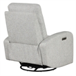 Parker Living Fabric Power Swivel Glider Recliner in Beige Finish