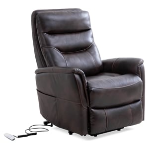 Parker Living Power Lift Recliner w/Articulating Headrest in Truffle Brown