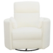 Parker Living Radius Fabric Power Swivel Glider Recliner in Revel Oyster/White