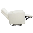 Parker Living Radius Fabric Power Swivel Glider Recliner in Revel Oyster/White