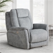 Parker Living Linus Fabric Power Zero Gravity Recliner in Hudson Gray