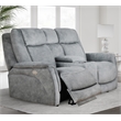 Parker Living Linus - Hudson Grey Power Zero Gravity Console Loveseat