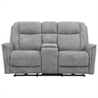 Parker Living Linus - Hudson Grey Power Zero Gravity Console Loveseat