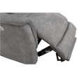 Parker Living Linus - Hudson Grey Power Zero Gravity Console Loveseat
