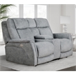 Parker Living Linus - Hudson Grey Power Zero Gravity Console Loveseat