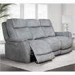 Parker Living Linus Fabric Power Zero Gravity Sofa in Hudson Gray