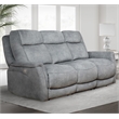 Parker Living Linus Fabric Power Zero Gravity Sofa in Hudson Gray