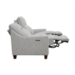 Parker Living Madison Pisces Muslin Gray Fabric Power Reclining Cordless Sofa