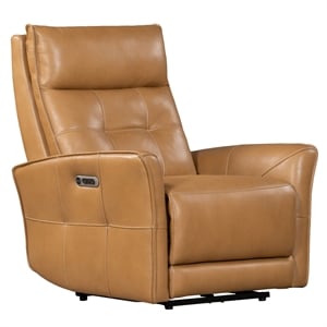 Parker Living Gershwin Traditional Leather Zero Gravity Power Recliner in Brown