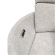 Parker Living Radius Modern Fabric Swivel Glider Recliner in Ivory