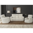 Parker Living Radius Modern Fabric Swivel Glider Recliner in Ivory