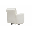Parker Living Radius Modern Fabric Swivel Glider Recliner in Ivory