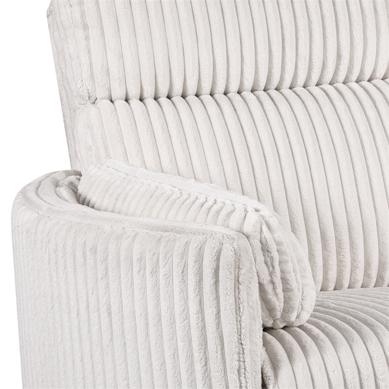 Parker Living Radius Xl Extra Wide Power Glider Recliner - Mega Ivory (Set of 2)