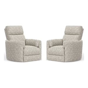 Parker Living Radius - Tatum River Rock Power Swivel Glider Recliner Two Pack