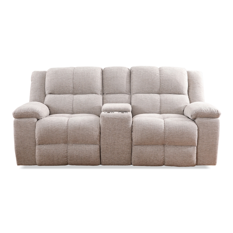 Parker Living Buster - Opal Taupe Manual Reclining Sofa Loveseat and Recliner