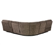 Parker Living Cooper - Shadow Brown 6 Piece Modular Manual Reclining Sectional