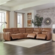 Parker Living Modesto Sable 6PC Power Adjustable Headrests Reclining Sectional