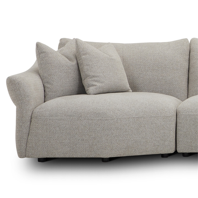 Parker Living Playful - Canes Cobblestone 6 Piece Modular Sectional