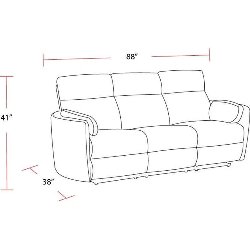 Parker Living Radius - Mega Ivory Power Reclining Sofa and Two Recliners