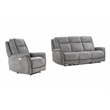 Parker Living Linus - Hudson Grey Power Reclining Sofa and Recliner