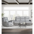 Parker Living Linus - Hudson Grey Power Reclining Sofa and Recliner