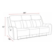 Parker Living Haywood - Butternut Power Reclining Sofa and Two Recliners