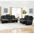 Parker Living Dalton - Lucky Charcoal Power Reclining Sofa and Loveseat