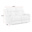 Parker Living Dalton - Lucky Charcoal Power Reclining Sofa and Loveseat