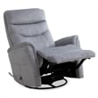Parker Living Gemini - Capri Silver Swivel Glider Recliner Two Pack