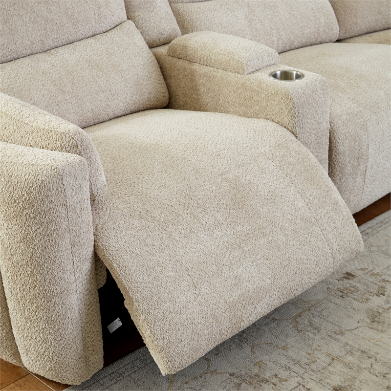 Parker Living Modesto Buttercream 7 Piece Modular Power Reclining Sectional