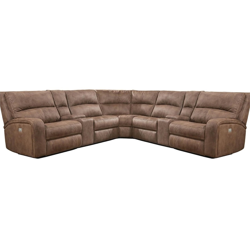Polaris Kahlua 7 Piece Power Reclining Adjustable Headrests Sectional