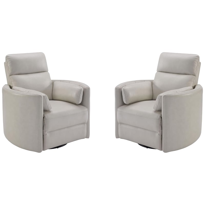 Parker Living Radius - Florence Ivory - Power Swivel Glider Recliner Two Pack
