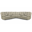 Caldwell Tahoe Fog 7 Piece Power Reclining Adjustable Headrests Sectional
