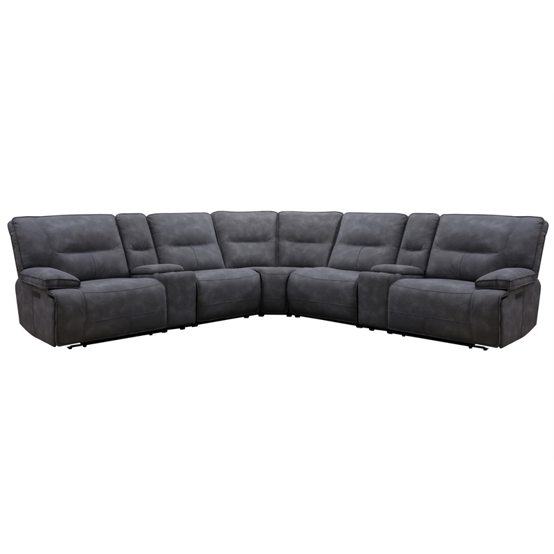 Gladiator Cobalt 7Piece Power ZG Reclining Adjustable Headrest Sectional