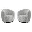 Parker Living Tatum - Nightshade Swivel Accent Chair Two Pack