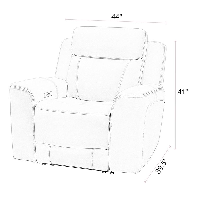 Parker Living Calgary - Stone Power Recliner P2