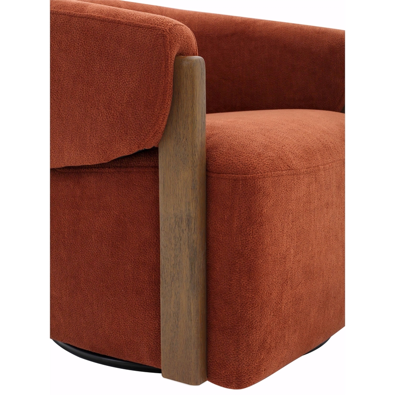 Parker Living Finley Island Rust Swivel Accent Chair