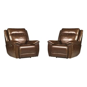 Parker Living Jameson Hickory Power Zero Gravity Recliner Two Pack
