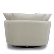 Parker Living Boomer Utopia Sand Large Swivel Chair with 2 Toss Pillows Two Pack