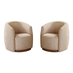 Parker Living Tatum Sand Dollar Swivel Accent Chair Two Pack