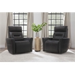 Parker Living Remmington Vintage Slate Power Swivel Glider Recliner Two Pack