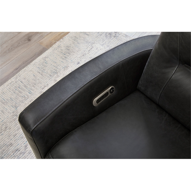 Parker Living Remmington Vintage Slate Power Swivel Glider Recliner Two Pack