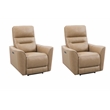 Parker Living Taylor Brazilian Cappuccino Power Zero Gravity Recliner Two Pack