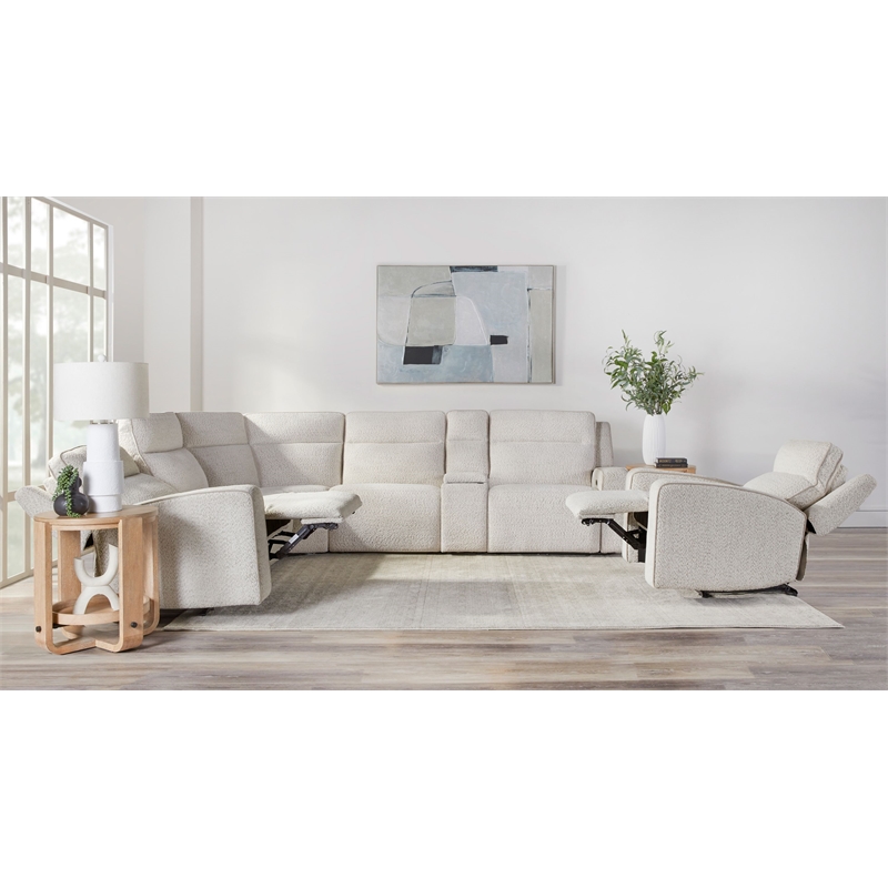 Parker Living Lancaster - Fluffy River Rock 6 Piece Power Reclining Sectional
