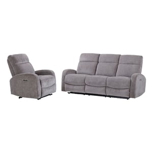 Parker Living Tuscany Whiskers Nature Power Reclining Sofa and Recliner