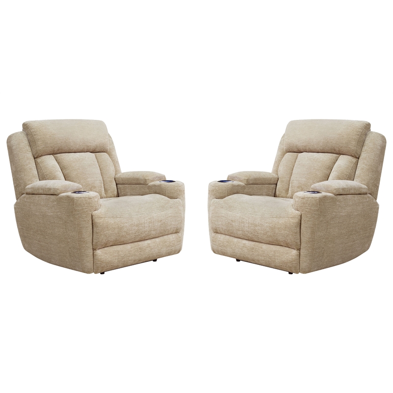 Parker Living Dalton Lucky Fawn Power Recliner Two Pack