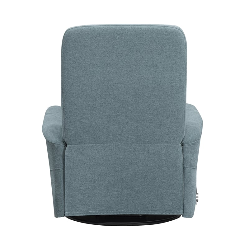 Parker Living Gemini - Snazzy Blue Manual Swivel Glider Recliner