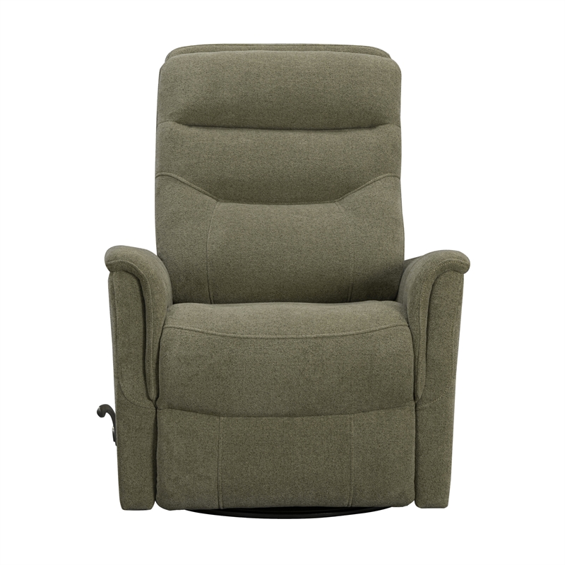 Parker Living Gemini - Snazzy Olive Manual Swivel Glider Recliner