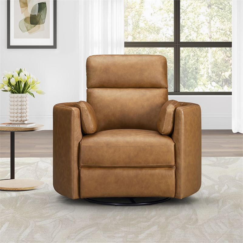 Parker Living Radius - Vintage Caramel Power Swivel Glider Recliner